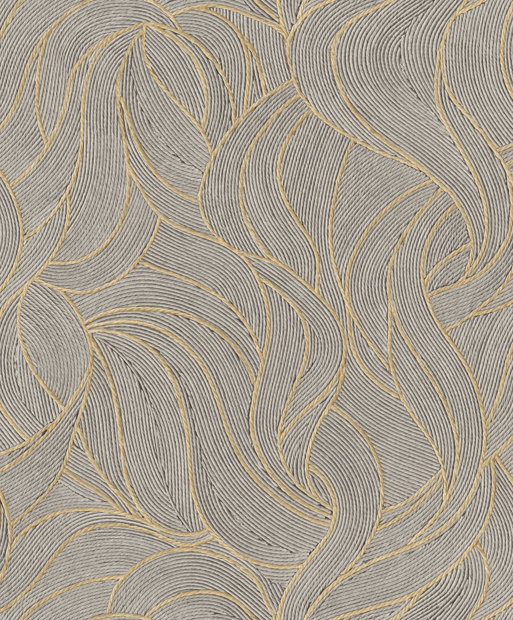 Wallpaper, Brown, Waves, TN29072, Terra Nova, Decoprint