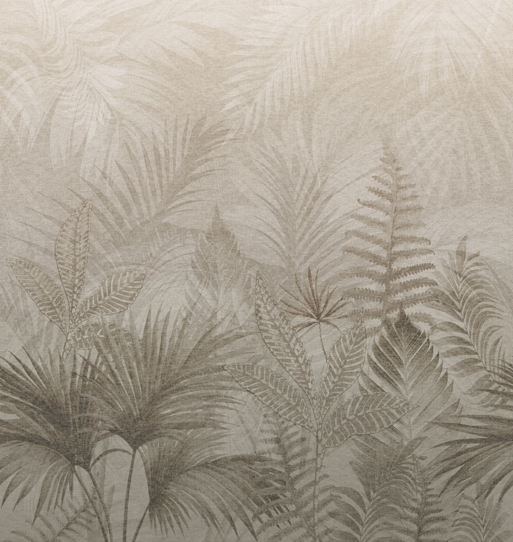 Mural Wallpaper, Brown, Beige, Ferns, TND29099, Terra Nova, Decoprint