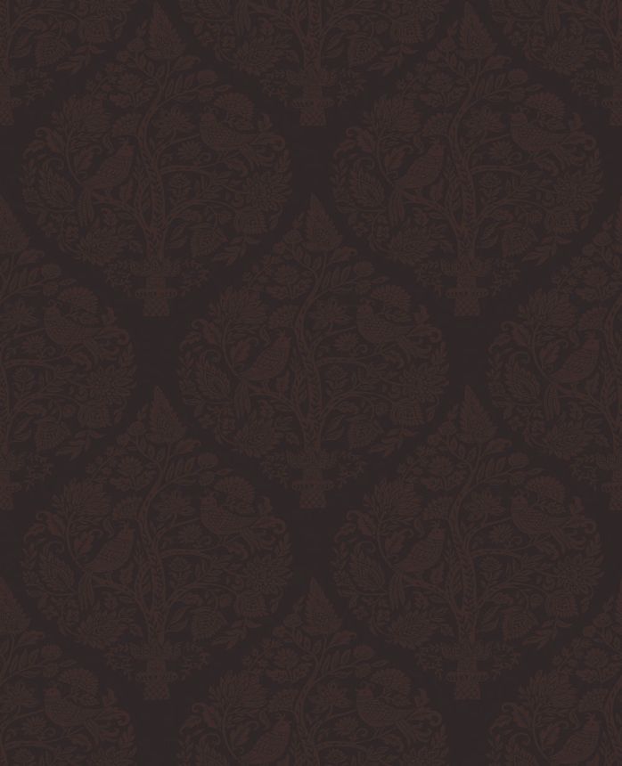 Wallpaper, burgundy, ornaments, 142060, Allurium, Graham Brown Premium