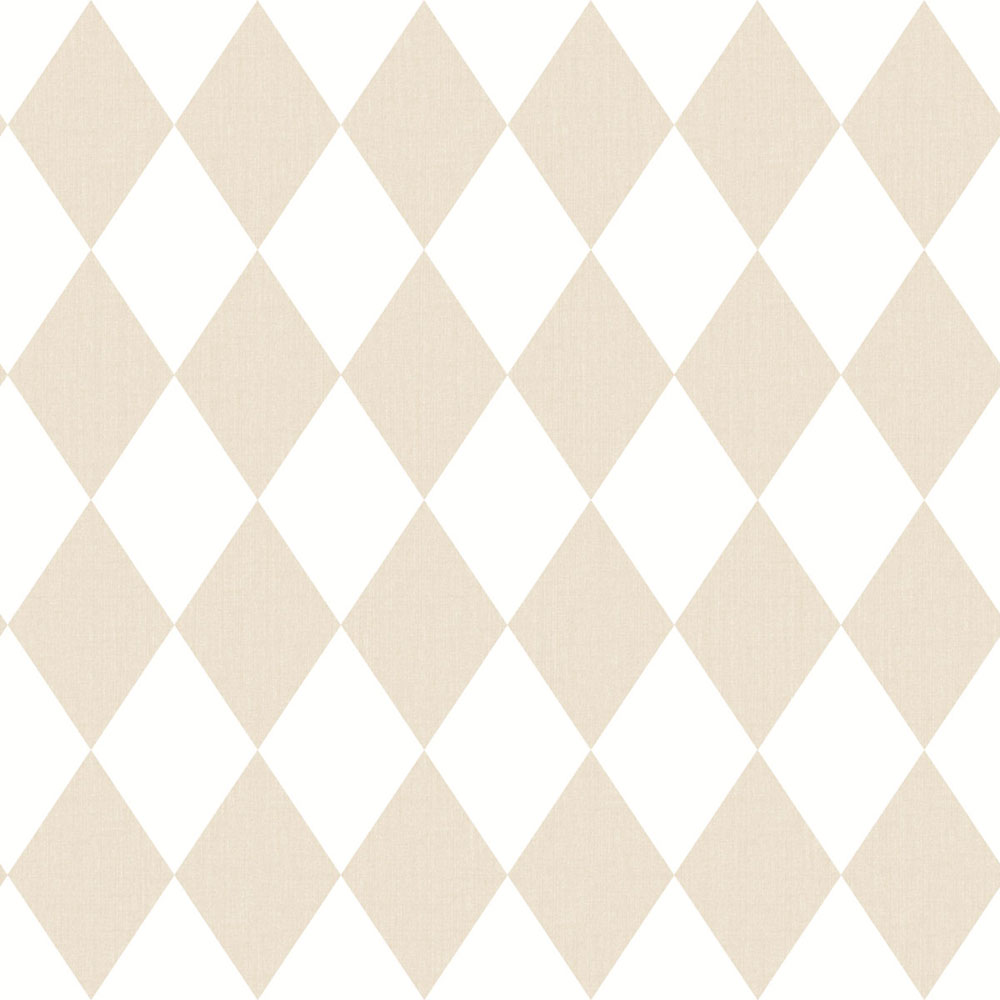 Wallpaper, beige, white, diamonds, 4446, Momi, Parato by Cristiana Masi