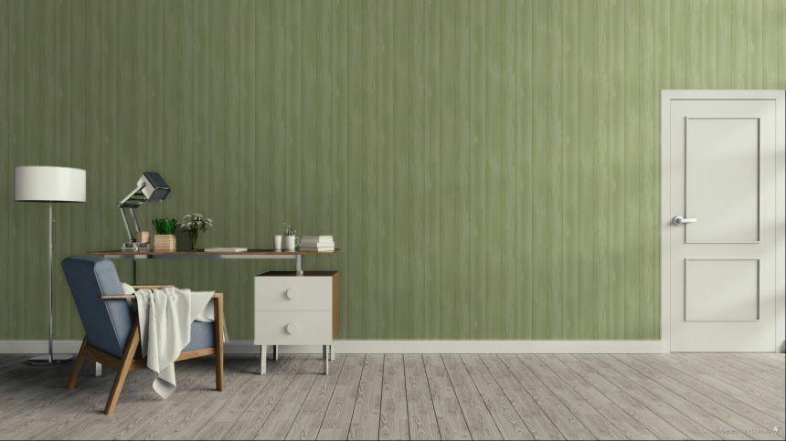 Wallpaper, green, panel imitation, 4475, Momi, Parato by Cristiana Masi
