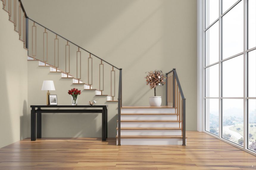 Wallpaper, beige, fabric imitation, 4496, Momi, Parato by Cristiana Masi