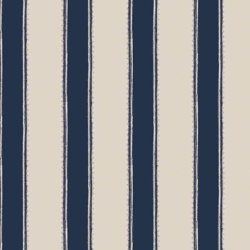 Wallpaper, Blue-White, Stripes, 127404, Laura Ashley 4