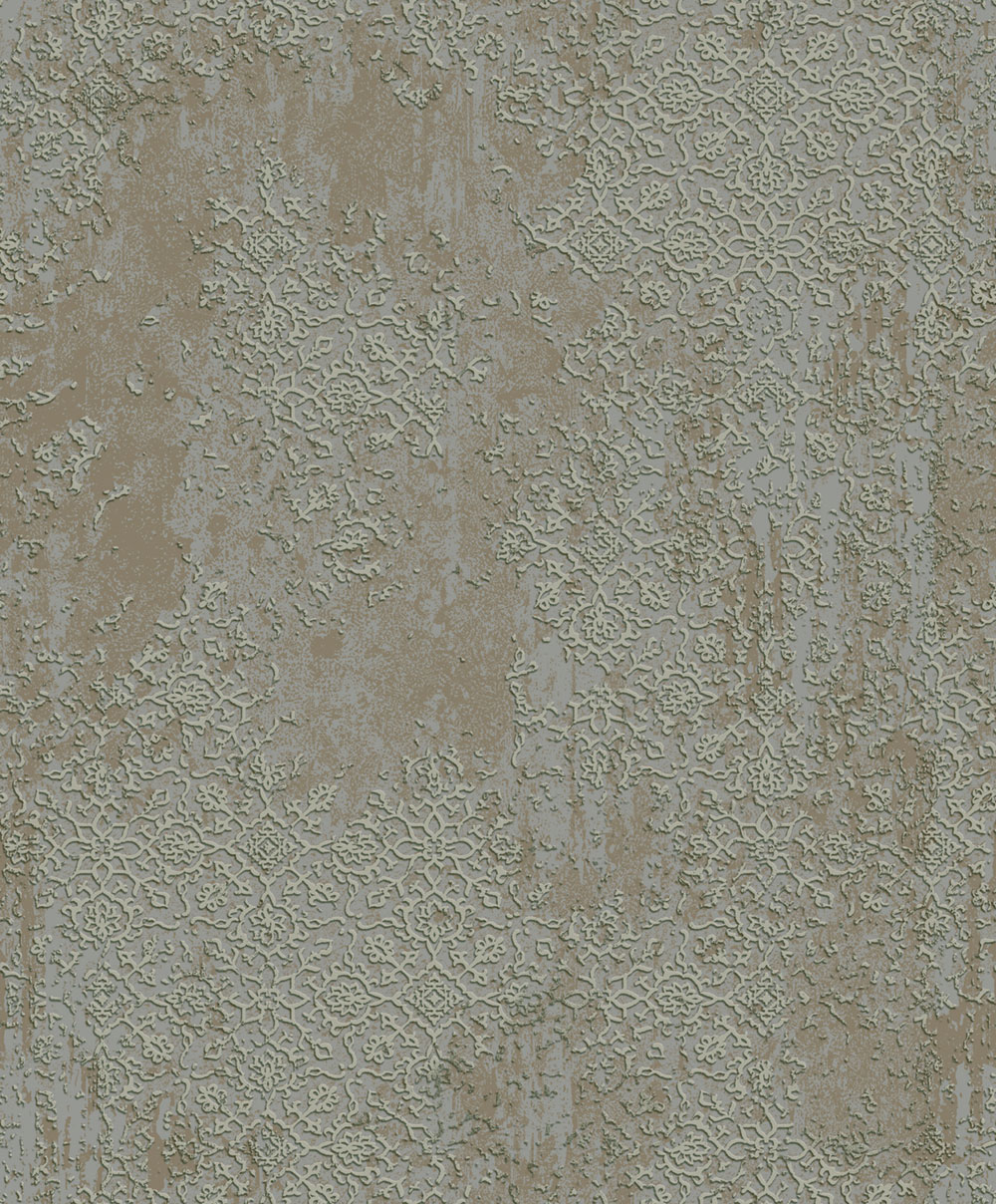 Wallpaper, grey, gold, vintage ornaments, AU41203, Aurelia, Prestige Wallcoverings