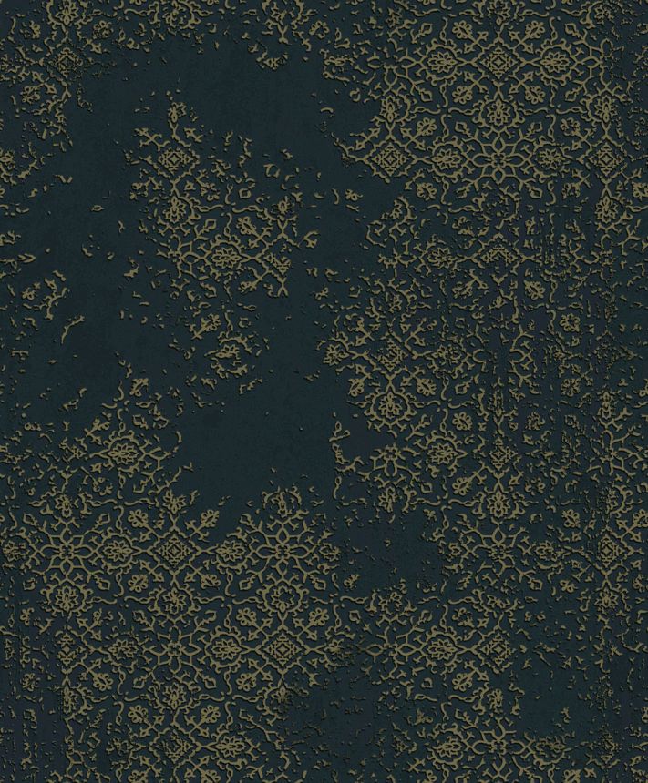 Wallpaper, blue, beige, vintage ornaments, AU41205, Aurelia, Prestige Wallcoverings