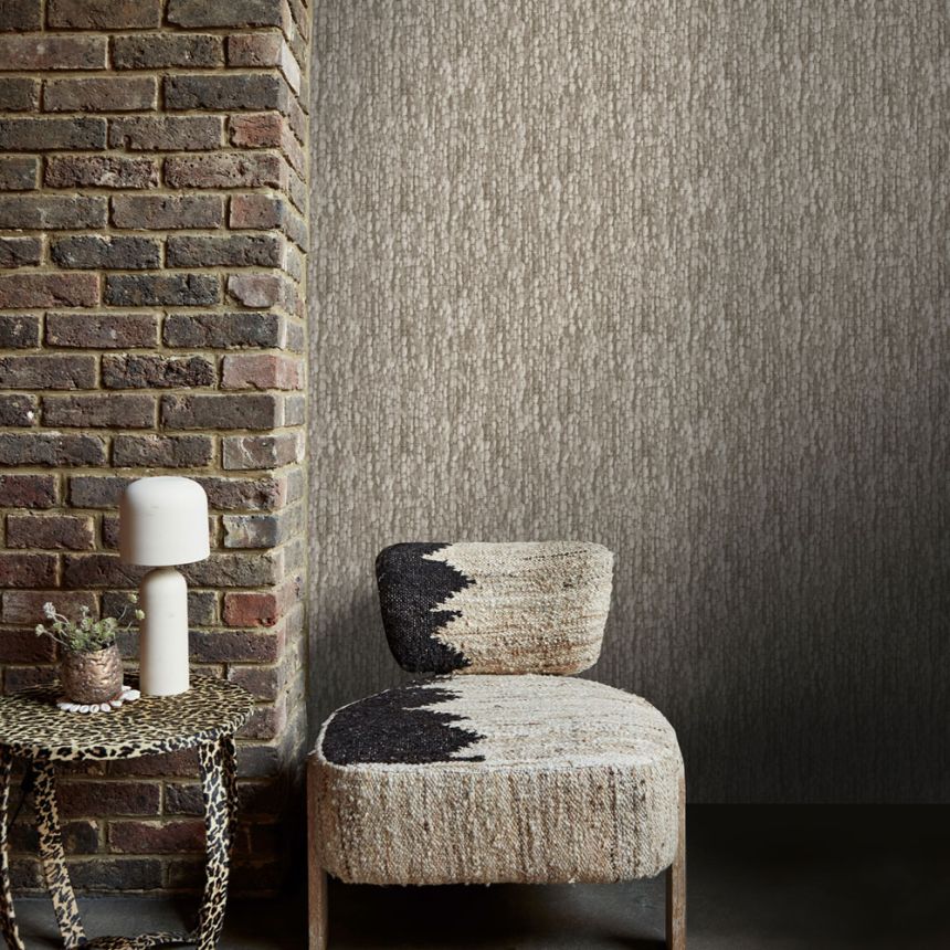 Wallpaper, grey, white, knitted fabric imitation, 140083, Abigail Ahern vol.1