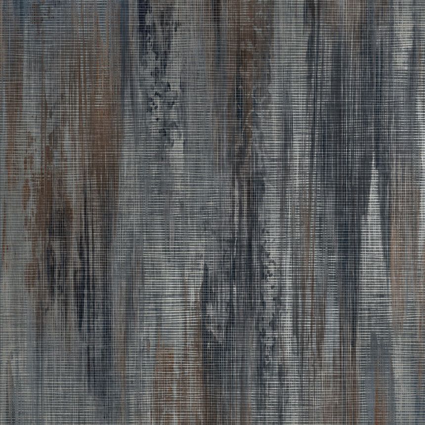 Luxury wallpaper, blue, silver, old wood imitation, 140105, Abigail Ahern vol.1