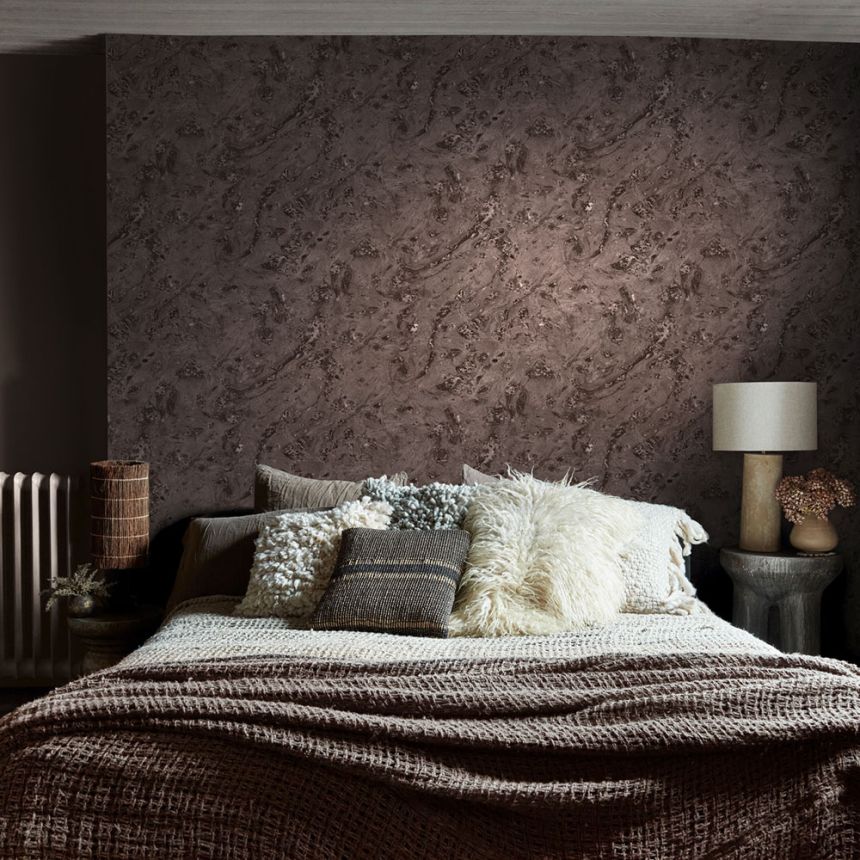 Luxury wallpaper, black, silver, concrete imitation, 140108, Abigail Ahern vol.1