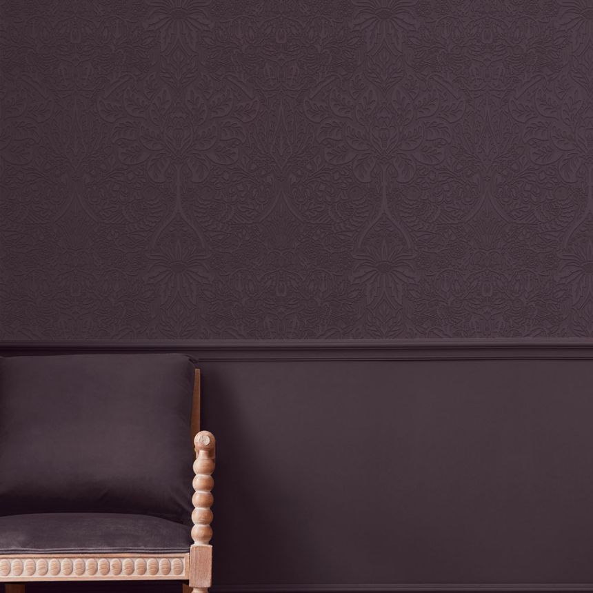 Wallpaper, White, Flowers, Birds, 142105, William Morris at Home vol. 2