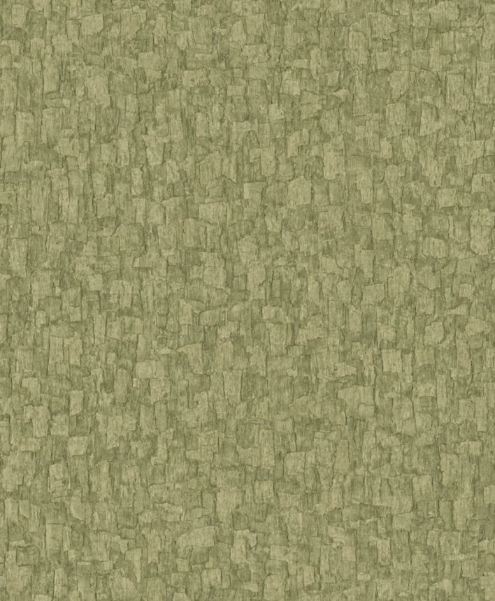 Wallpaper, moss green, tree bark effect, SF1005, Surfaces, Grandeco