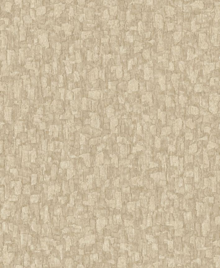 Wallpaper, light beige, tree bark effect, SF1013, Surfaces, Grandeco