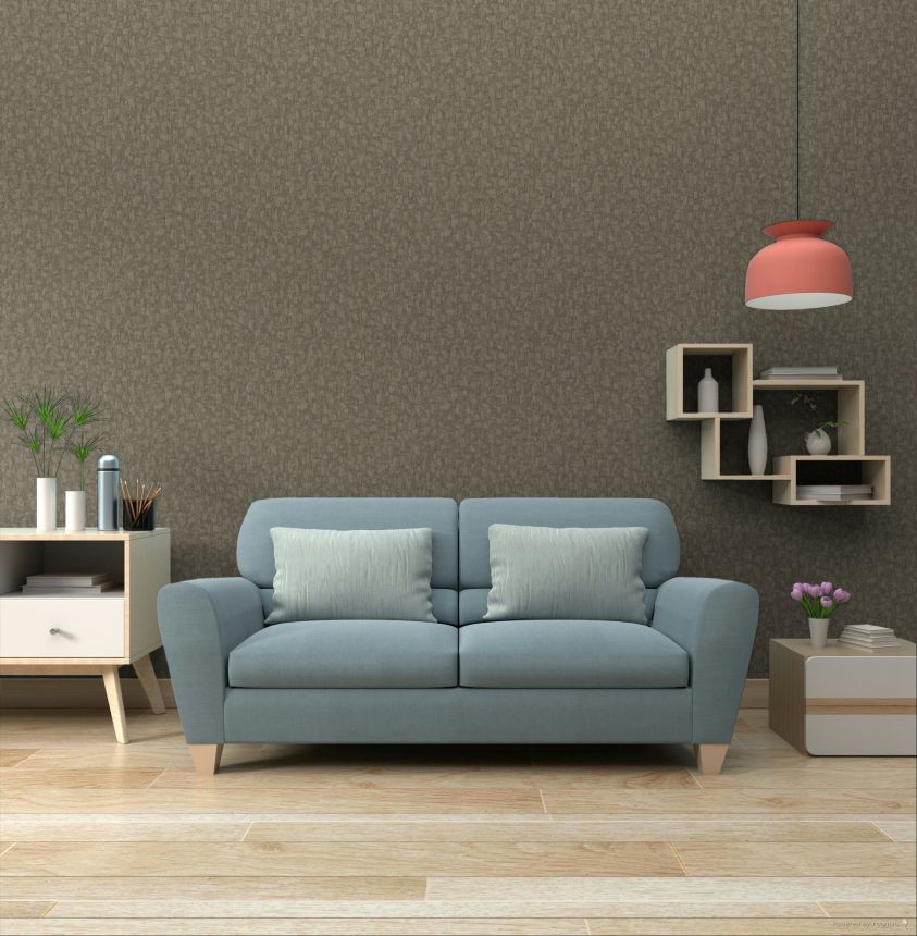 Wallpaper, brown-grey, tree bark effect, SF1014, Surfaces, Grandeco