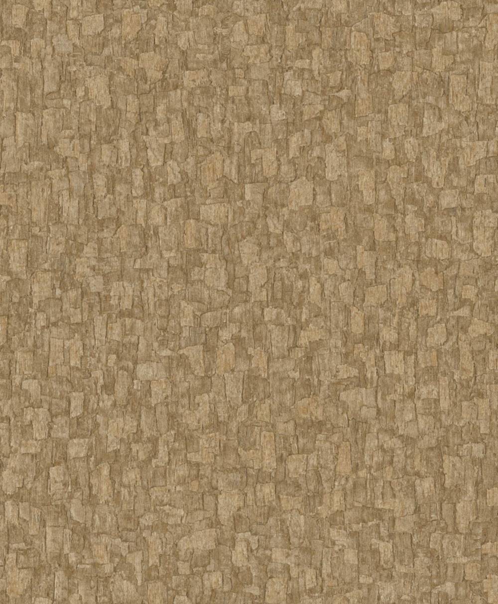 Wallpaper, light brown, tree bark effect, SF1027, Surfaces, Grandeco