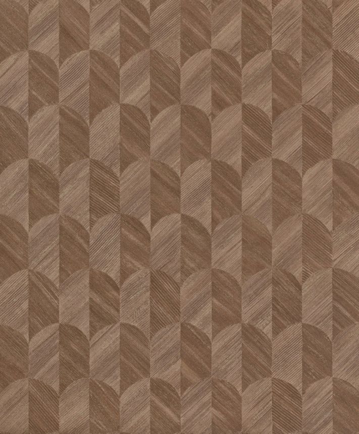 Wallpaper, dark brown, graphic pattern, SF3239, Surfaces, Grandeco