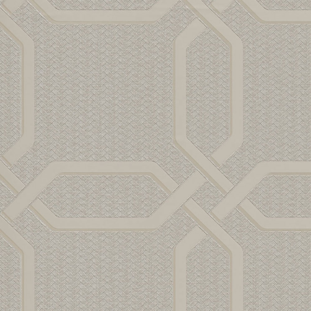 Luxury geometric non-woven wallpaper Z21107, Metropolis, Zambaiti Parati