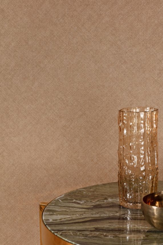 Geometric wallpaper, brown, gold, CO1105, Concept, Grandeco