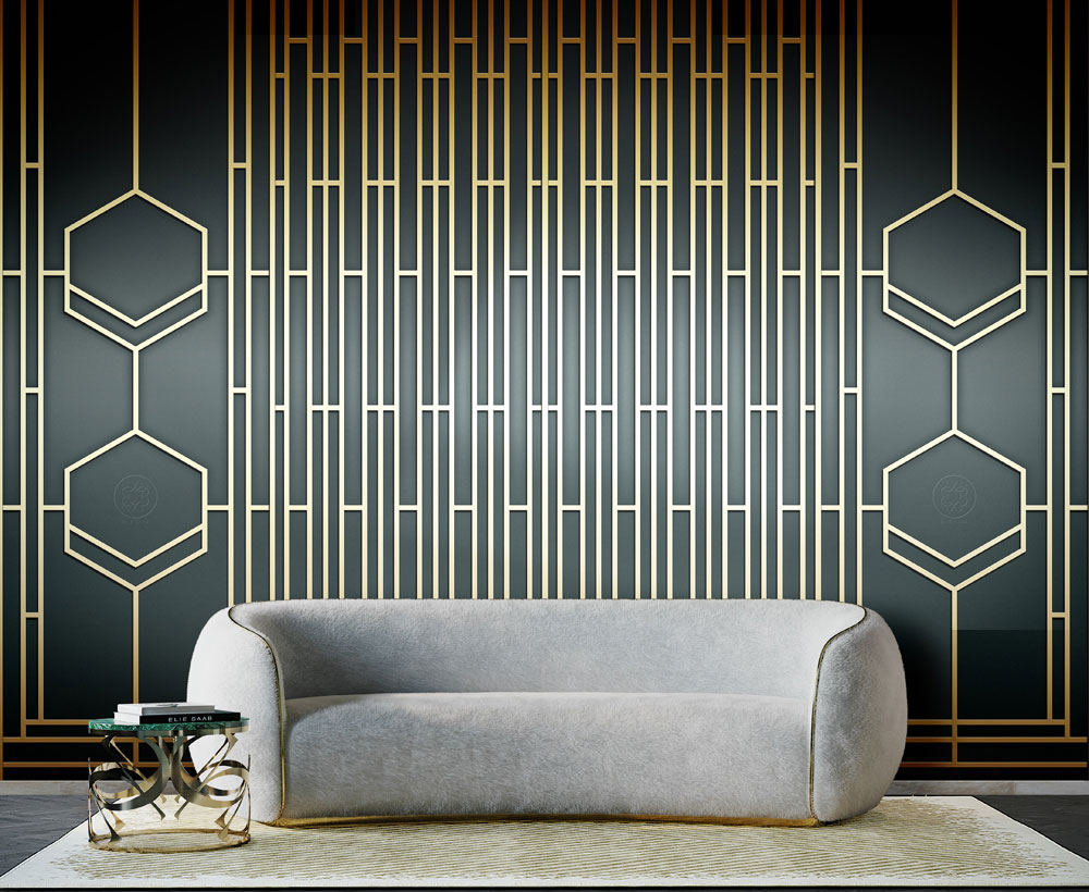 Luxury non-woven wall mural Z64884, 1,06 x 3,15m, Elie Saab, Zambaiti Parati