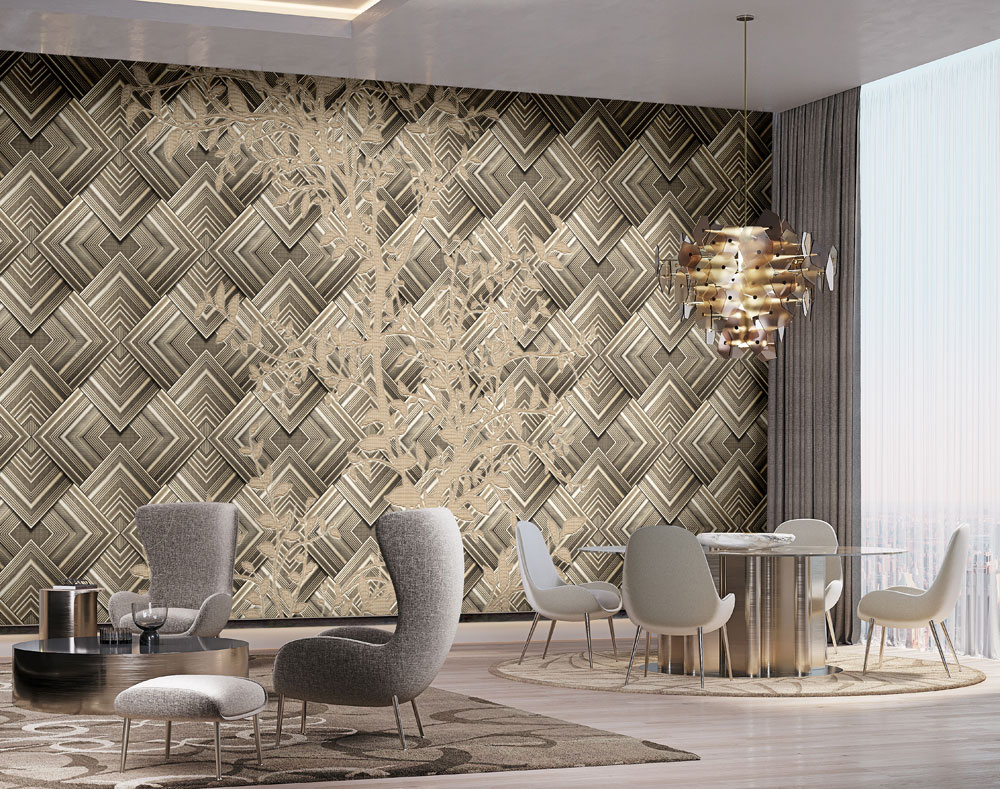 Luxury non-woven wall mural Z64865, 1,06 x 3,15m, Elie Saab, Zambaiti Parati