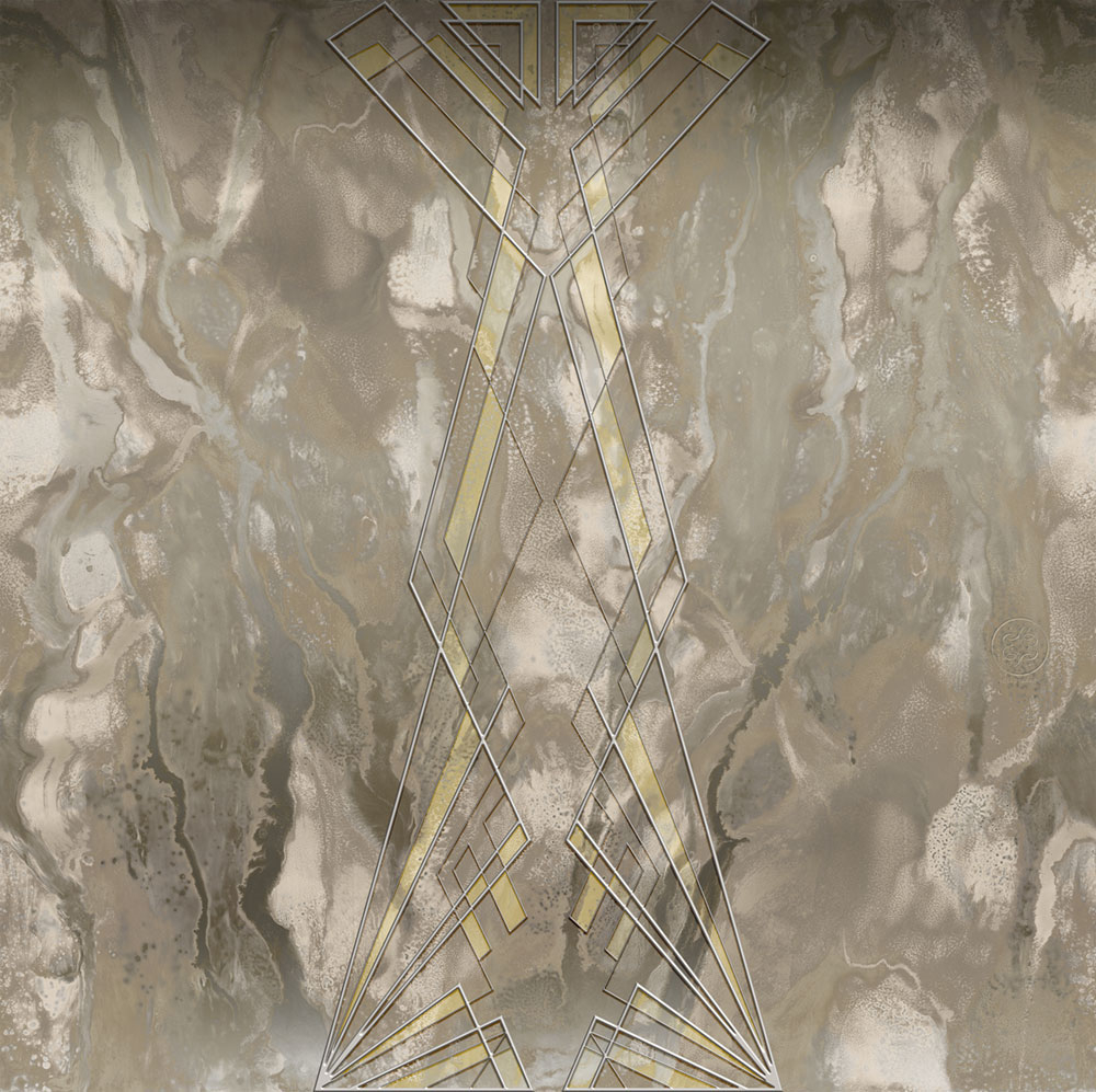 Luxury non-woven wall mural Z6483, 3,18 x 3,15m, Elie Saab, Zambaiti Parati