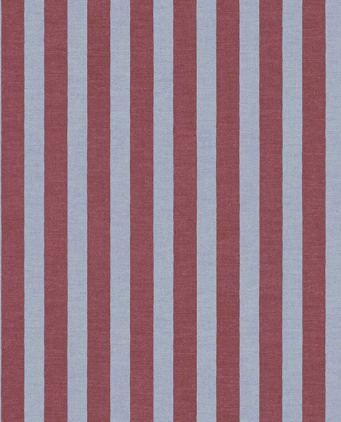 Wallpaper, red, blue, striped fabric effect, 363154, Tiny Treasures, Eijffinger