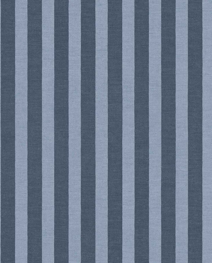 Wallpaper, blue, striped fabric effect, 363155, Tiny Treasures, Eijffinger