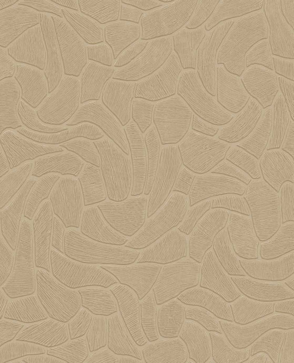 Geometric wallpaper, orange-beige, stone, 363214, Calm Crafted, Eijffinger