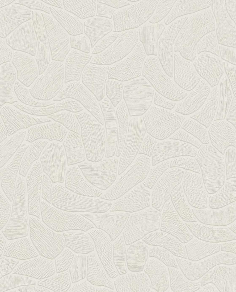 Geometric wallpaper, white, stone, 363215, Calm Crafted, Eijffinger