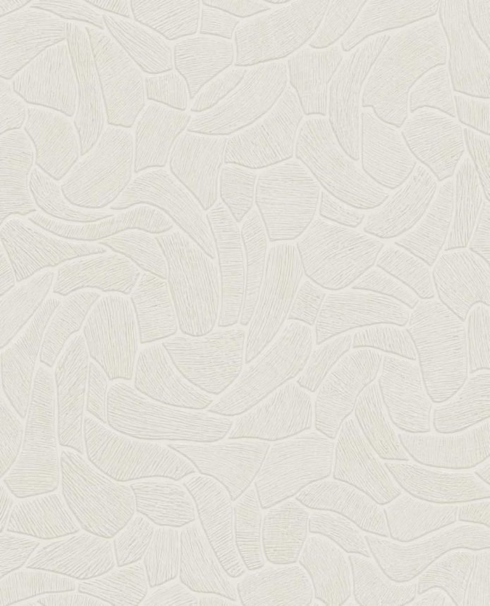 Geometric wallpaper, white, stone, 363215, Calm Crafted, Eijffinger