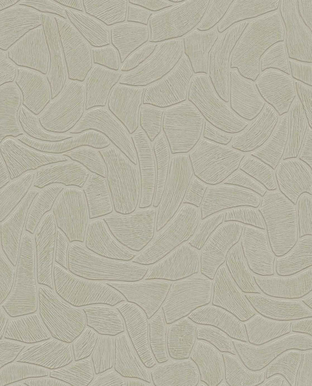 Geometric wallpaper, beige-green, stone, 363218, Calm Crafted, Eijffinger