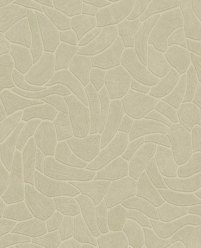 Geometric wallpaper, beige-yellow, woven mat effect, 363219, Calm Crafted, Eijffinger