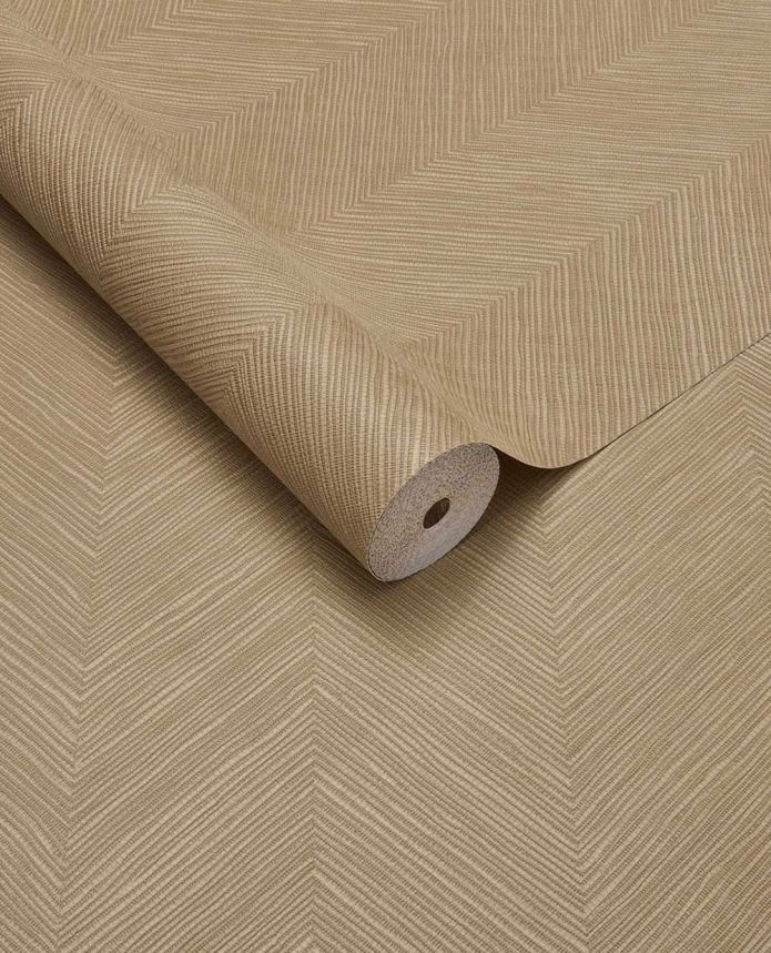 Geometric wallpaper, pink-brown, woven mat effect, 363238, Calm Crafted, Eijffinger