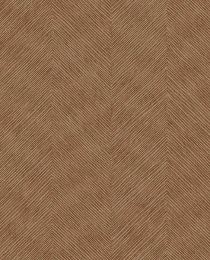 Geometric wallpaper, brown-red, woven mat effect, 363239, Calm Crafted, Eijffinger