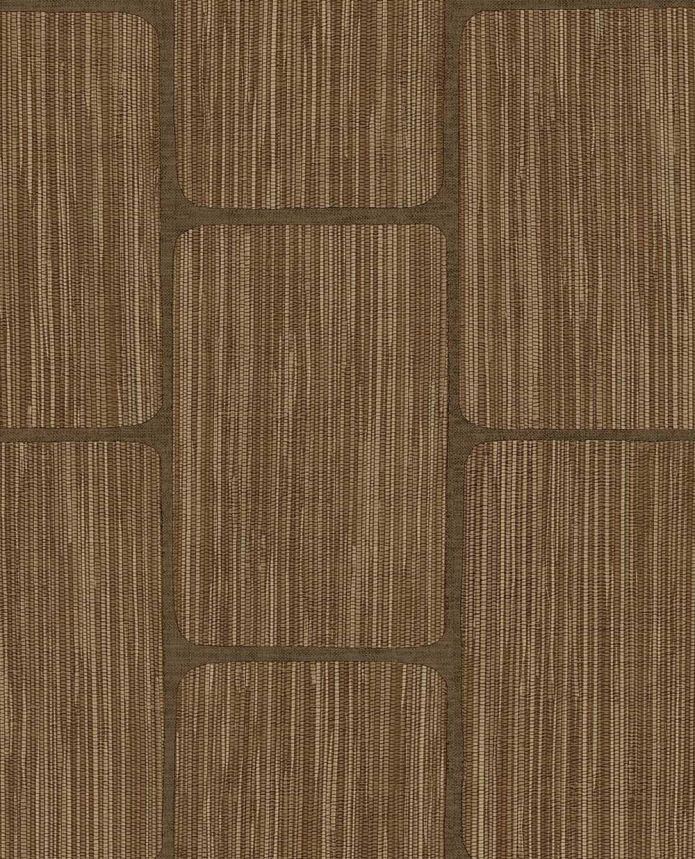 Geometric wallpaper, red-brown, 363256, Calm Crafted, Eijffinger