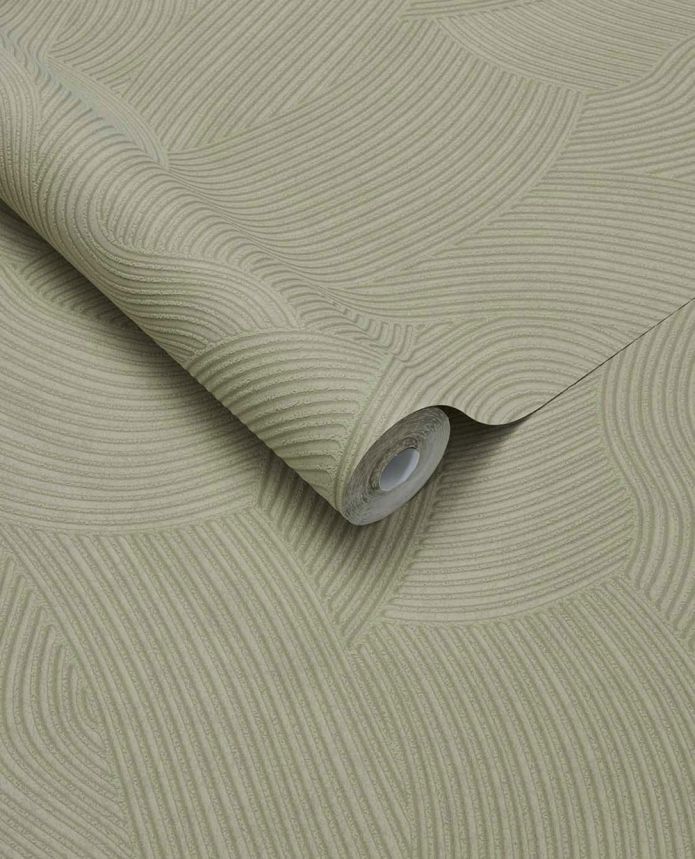 Wallpaper, green, waves, 363270, Calm Crafted, Eijffinger