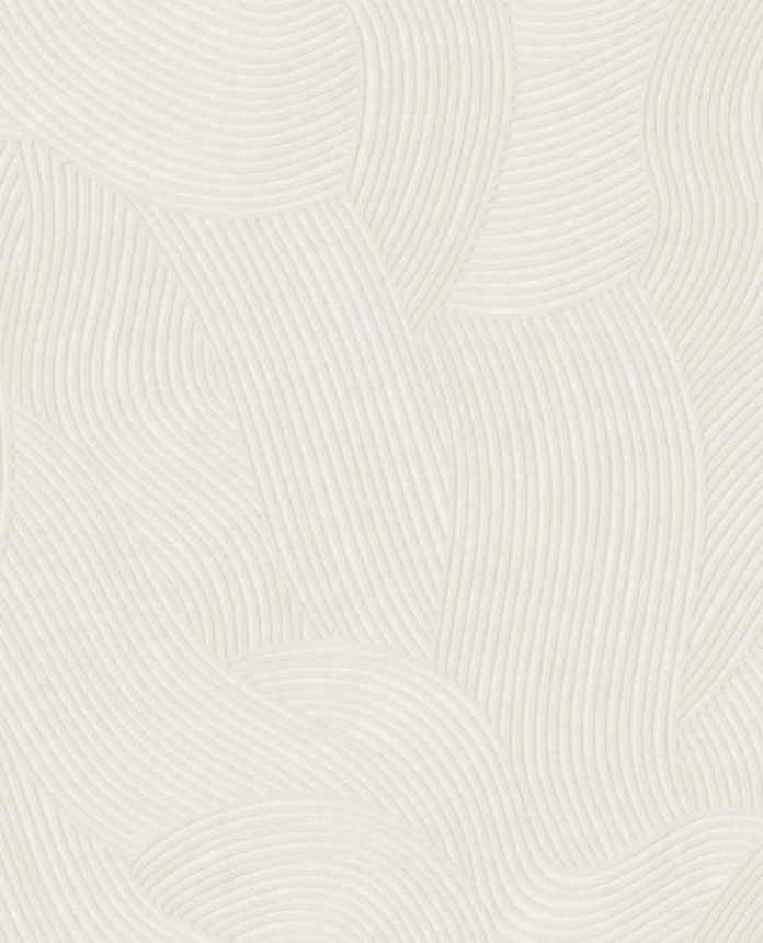 Wallpaper, white-cream, waves, 363271, Calm Crafted, Eijffinger