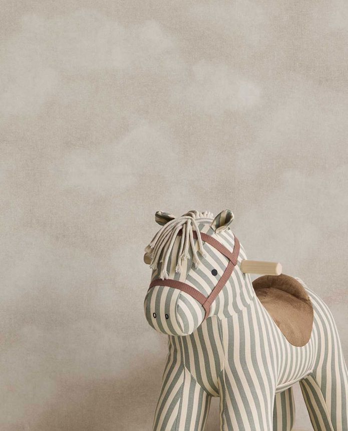 Kids' wallpaper, cream-beige, clouds, 363127, Tiny Treasures, Eijffinger