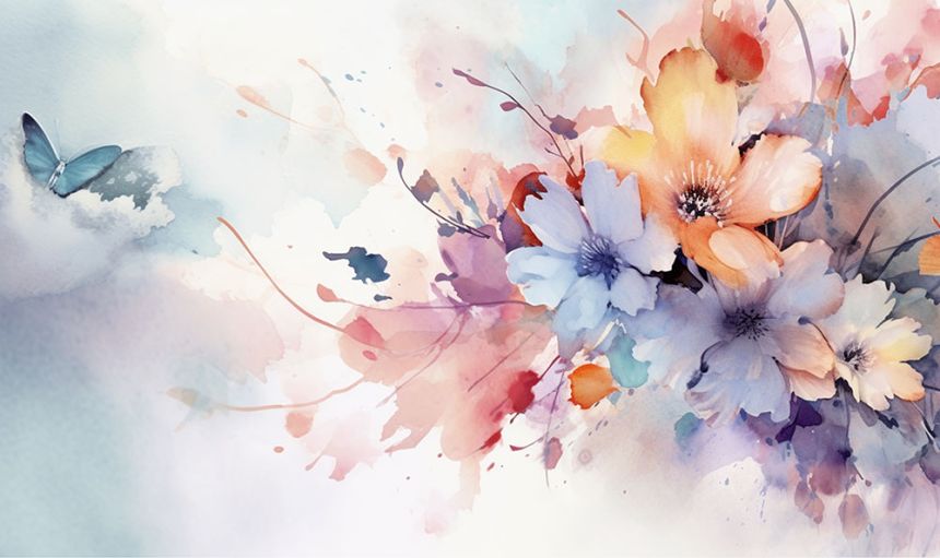 Custom Wall Murals, Flowers, 10205, Vavex