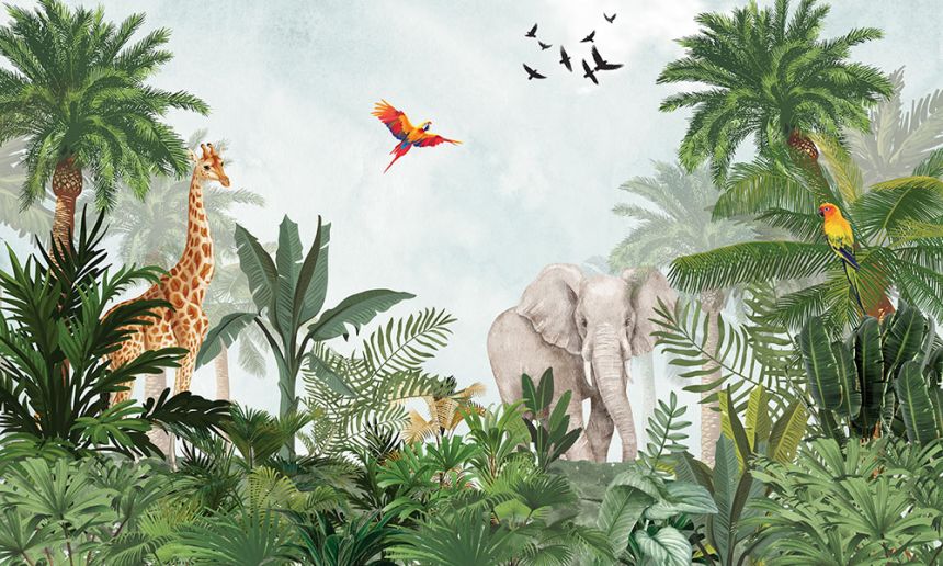 Custom Wall Murals, Jungle Animals, 10220, Vavex