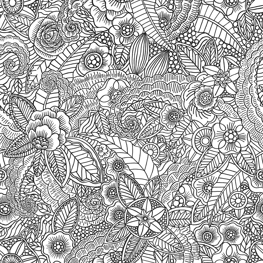 Black and white wallpaper flower 139117, Black & White, Esta