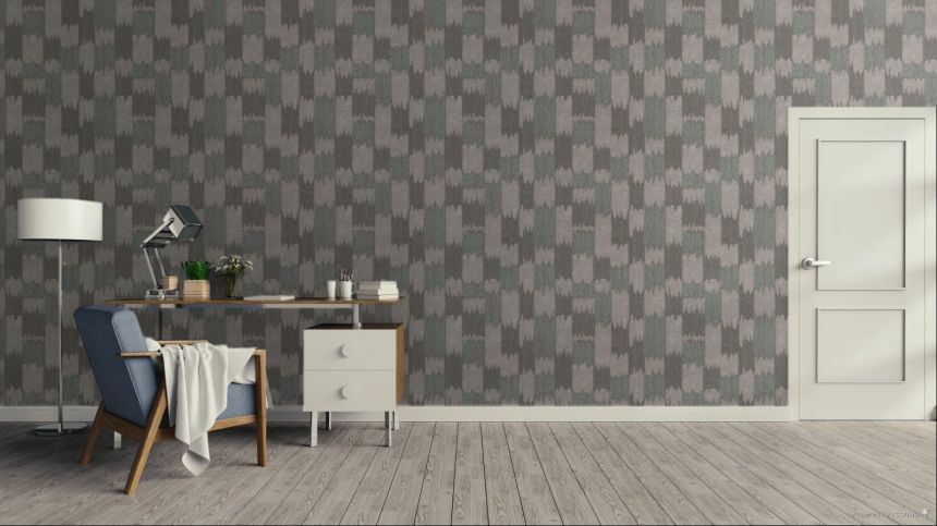 Abstract Wallpaper, Grey-Beige, Brown, RE521035, Renaissance, Design ID