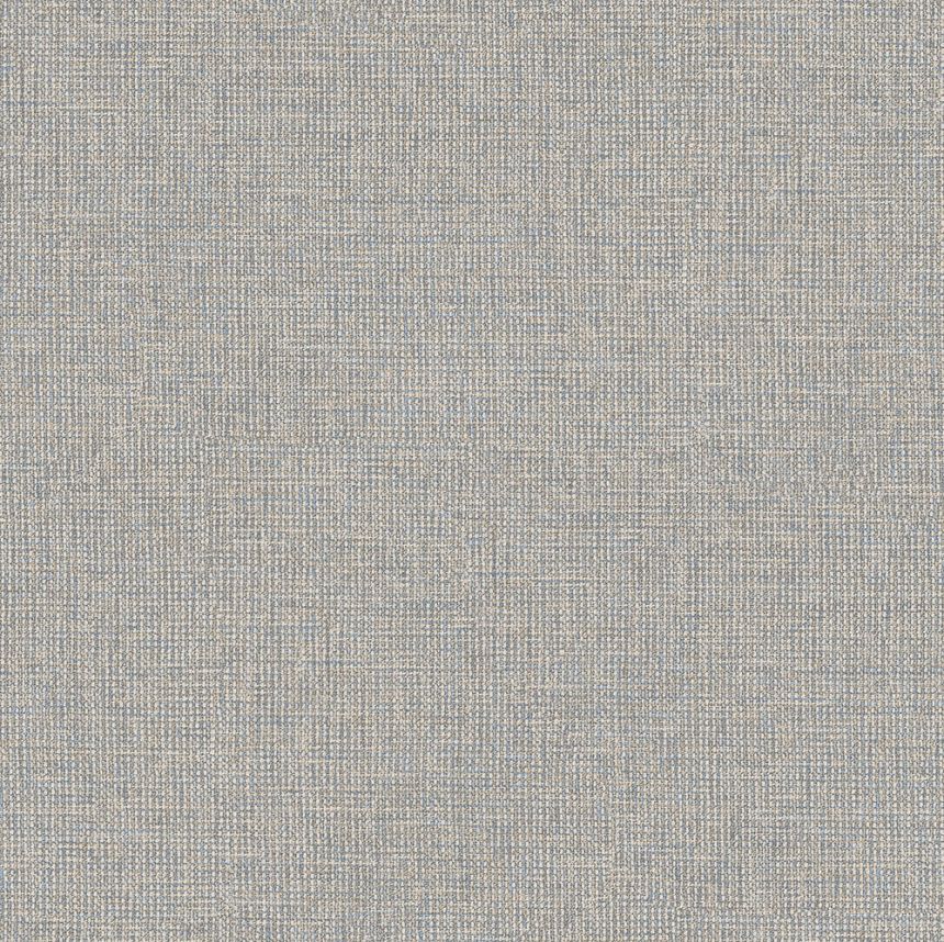 Mélange Fabric Effect Wallpaper, Grey, Pale Blue, RE521044, Renaissance, Design ID