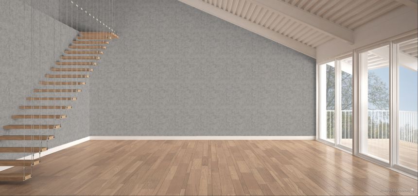 Fabric Effect Wallpaper, Taupe (Grey-Beige), RE521065, Renaissance, Design ID