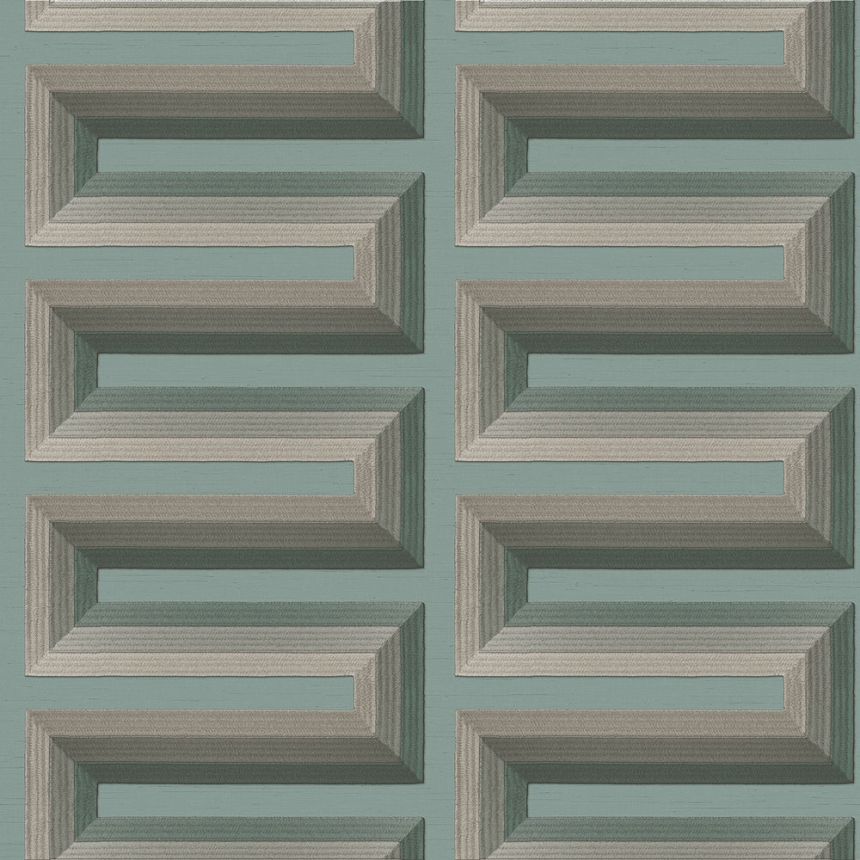 3D Wallpaper, Turquoise, RE521075, Renaissance, Design ID
