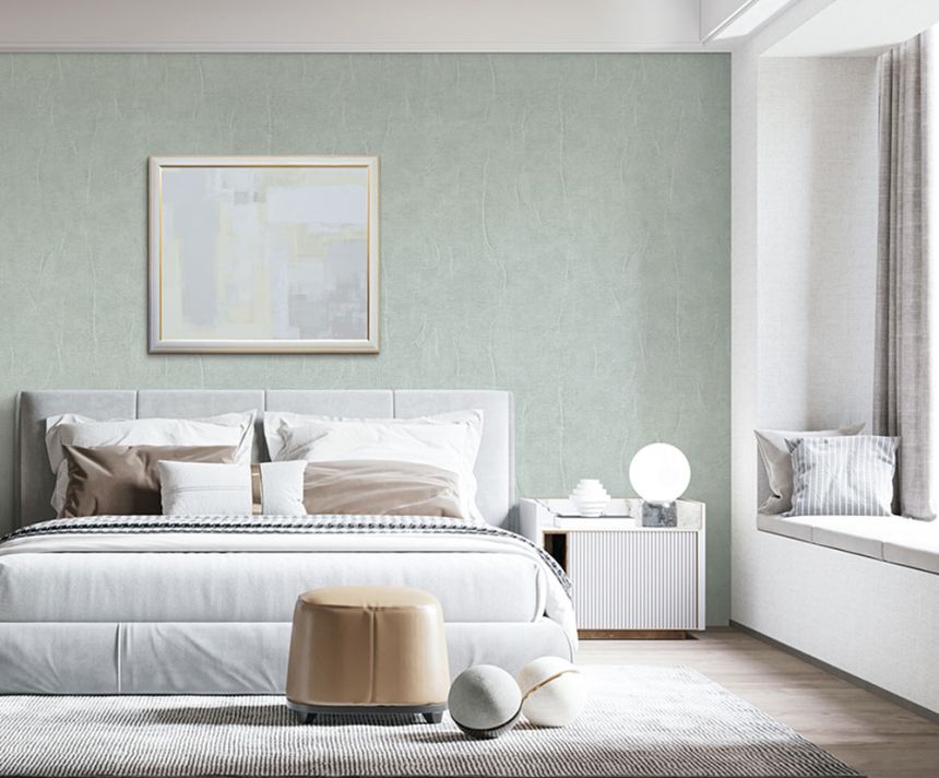 Stone Effect Wallpaper, Turquoise, RE521085, Renaissance, Design ID