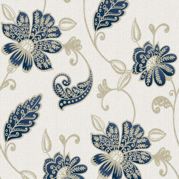 Floral wallpaper, non-woven base, vinyl surface 111315, Jewel, Graham & Brown