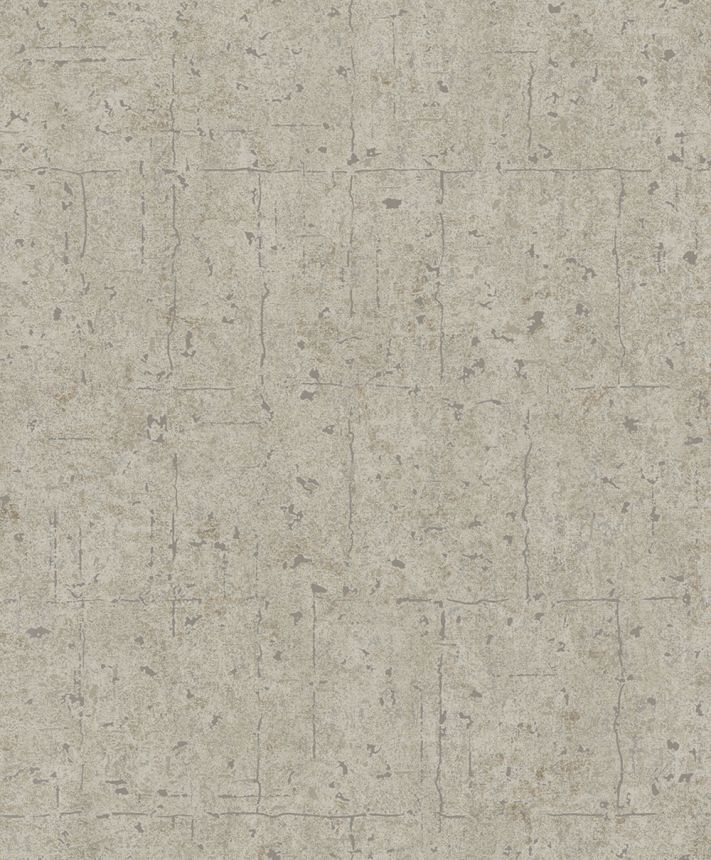 Concrete-look wallpaper, beige-brown, S 82301, Pia, Novamur