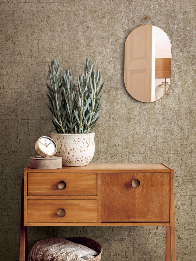 Concrete-look wallpaper, beige-brown, S 82301, Pia, Novamur