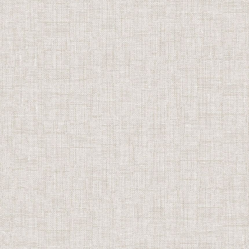 Non-woven wallpaper, white and gray, linen-look, Z40006, Tradizione Italiana 3, Zambaiti Parati