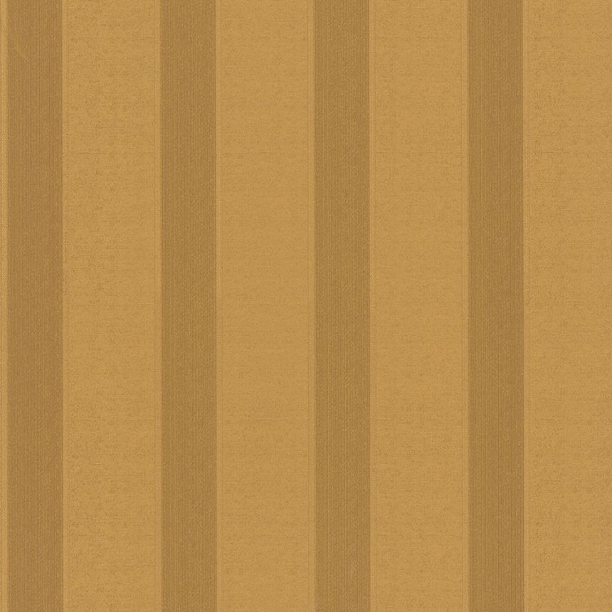 Luxury non-woven wallpaper, mustard gold, stripes, Z40016, Tradizione Italiana 3, Zambaiti Parati
