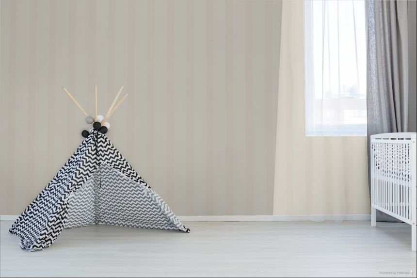 Luxury non-woven wallpaper, off-white, stripes, Z40021, Tradizione Italiana 3, Zambaiti Parati